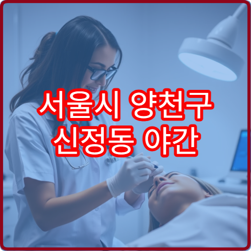 서울시 양천구 신정동 야간 진료 가능한 피부과 야간 진료 특징 정리