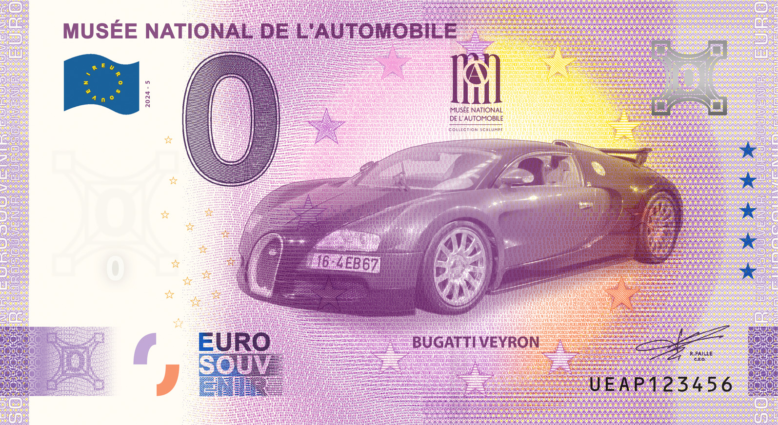 Billet 0€ MUSÉE NATIONAL DE L'AUTOMOBILE BUGATTI VEYRON