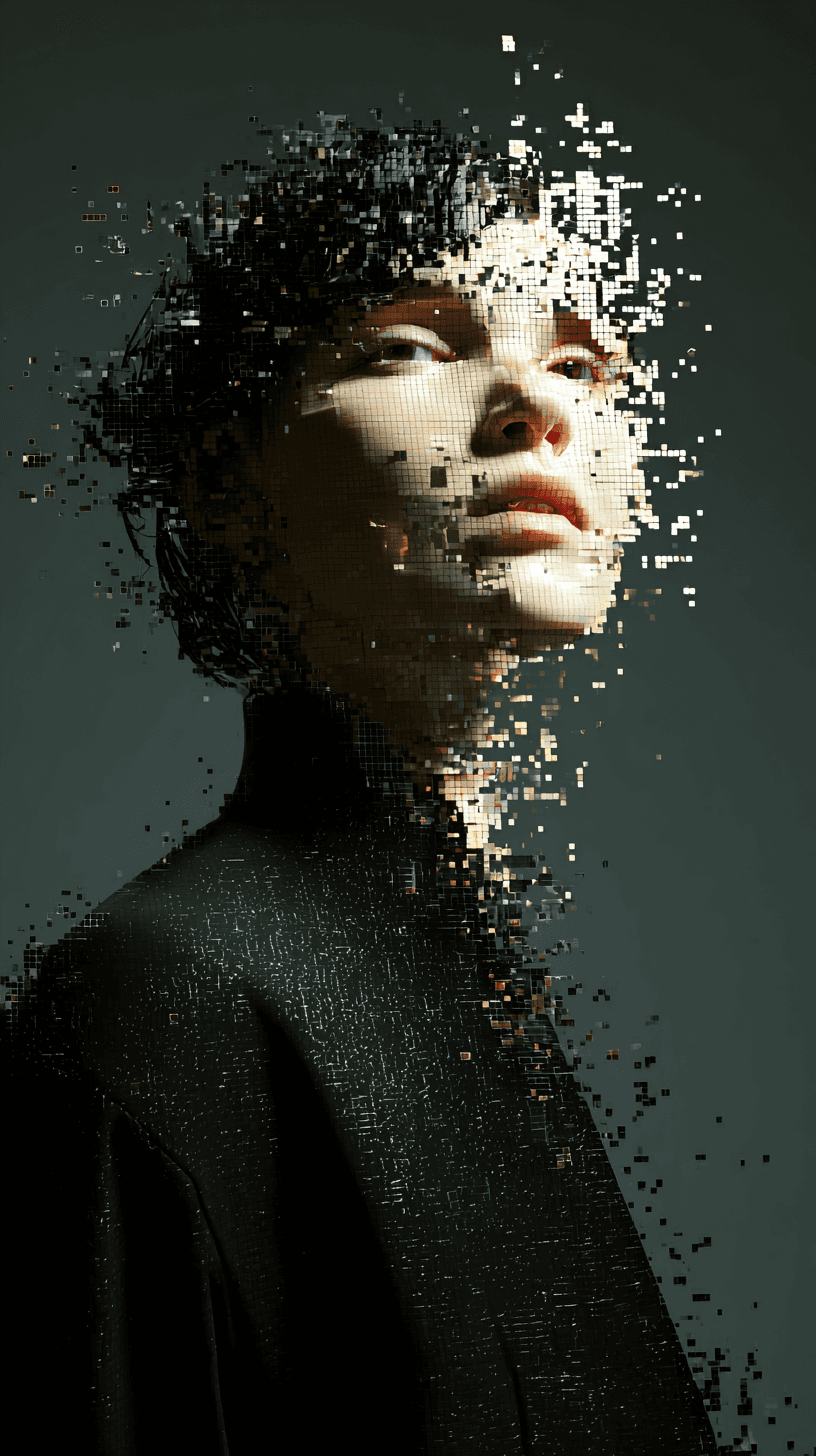 Retrato de una mujer de frente
