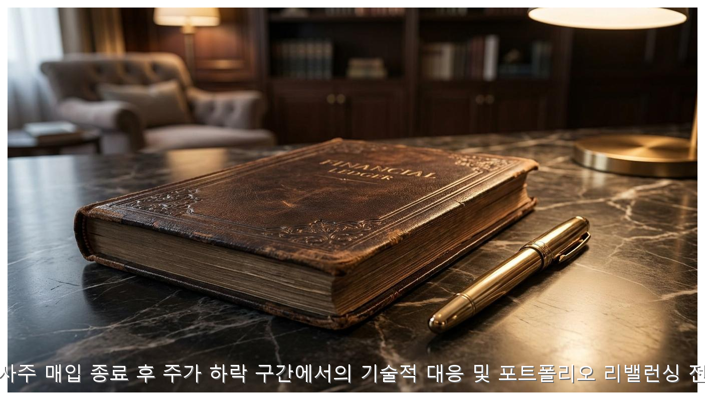 자사주 매입 종료 후 주가 하락 대응 및 포트폴리오 전략 핵심 안내 및 분석 인포그래픽 (3)