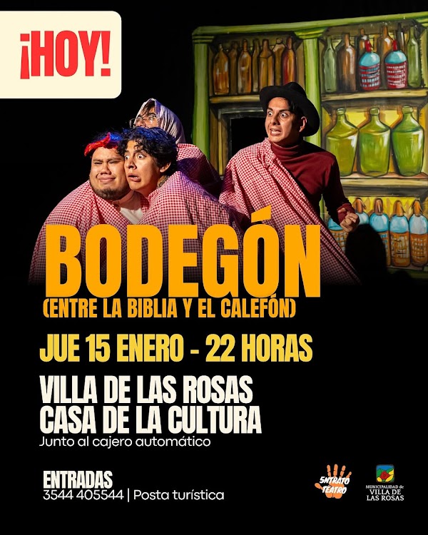 “BODEGÓN, Entre la Biblia y el Calefón” por 5ntrato Teatro