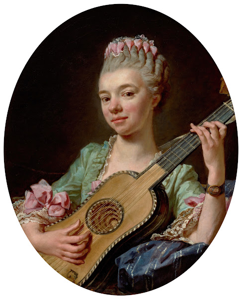 Young Woman with a Guitar 1768