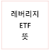 인기글 레버리지 ETF 뜻 장단점 투자방법 가능할까 실전 가이드 - 