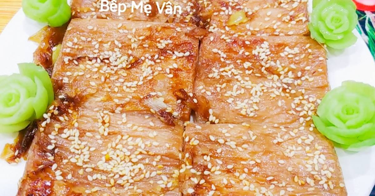 Sườn chay kho nước tương mè rang
