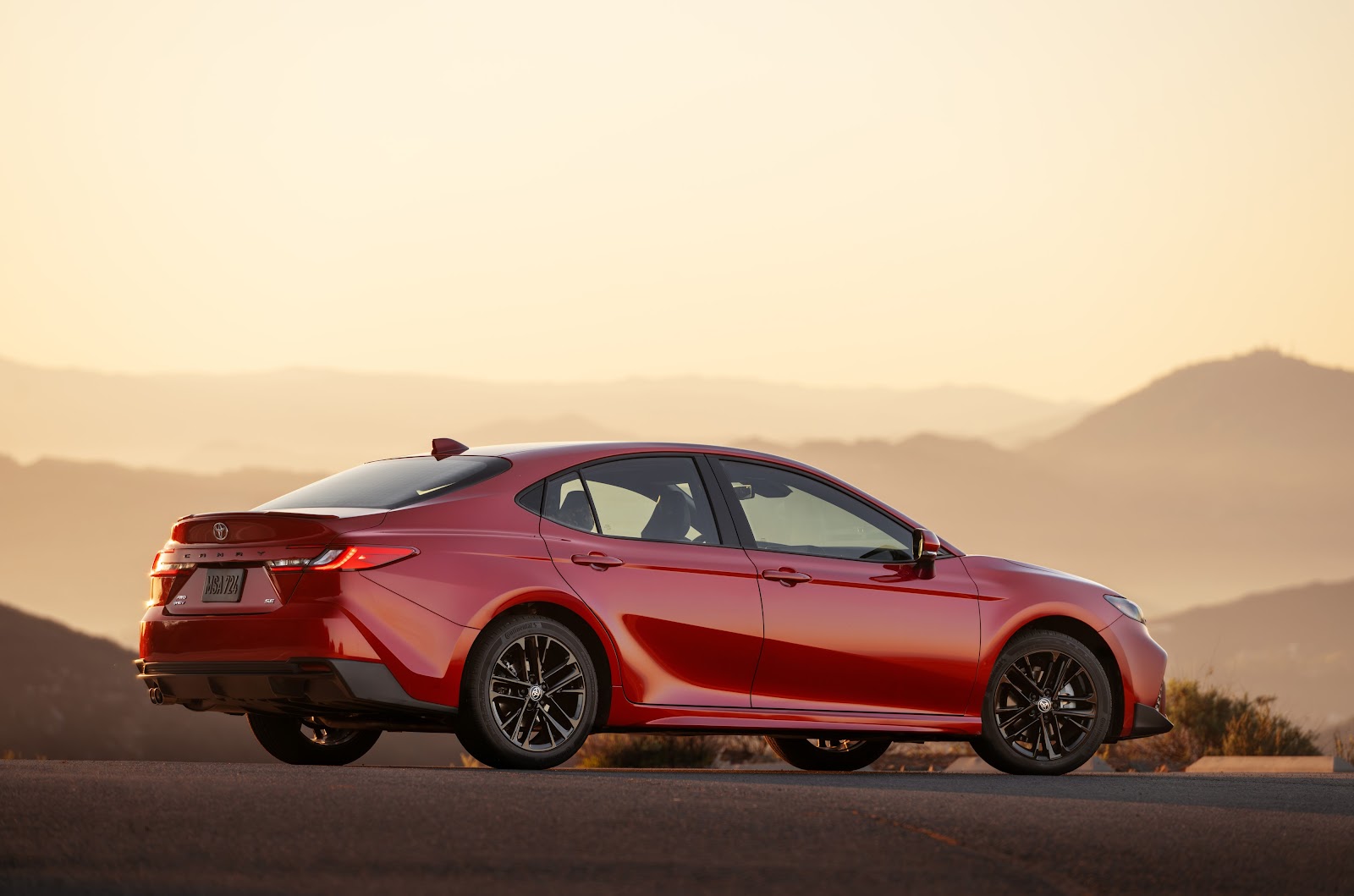 2026 Toyota Camry exterior profile showing sleek sedan design
