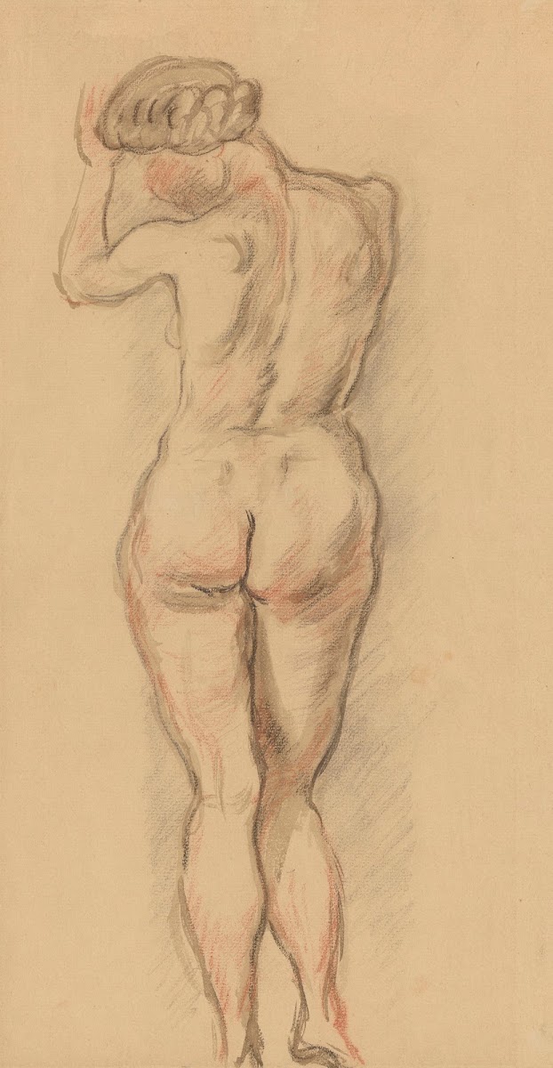 Nude standing with her back turned 1935