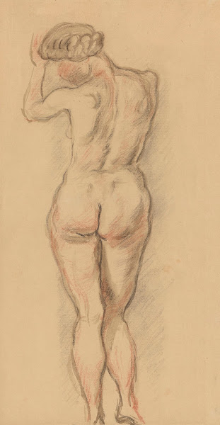 Nude standing with her back turned 1935