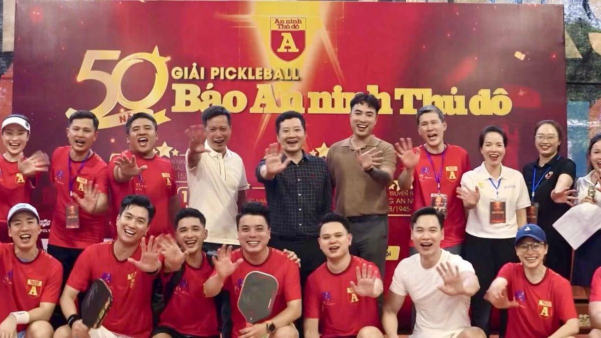 Cùng nhìn lại những khoảnh khắc ấn tượng tại Giải Pickleball kỷ niệm 50 năm Báo An ninh Thủ đô - Chuyên trang An Ninh Thủ Đô - Báo Công an nhân dân