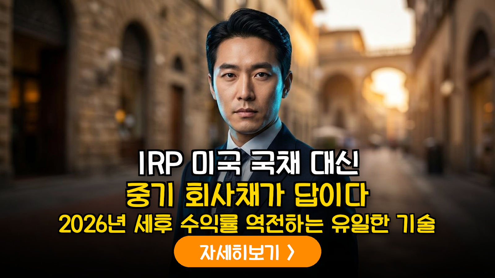 2026년 하반기 금리 안정기 IRP 포트폴리오 최적화: 미국 국채 대신 중기 회사채를 선택해야 하는 데이터적 근거