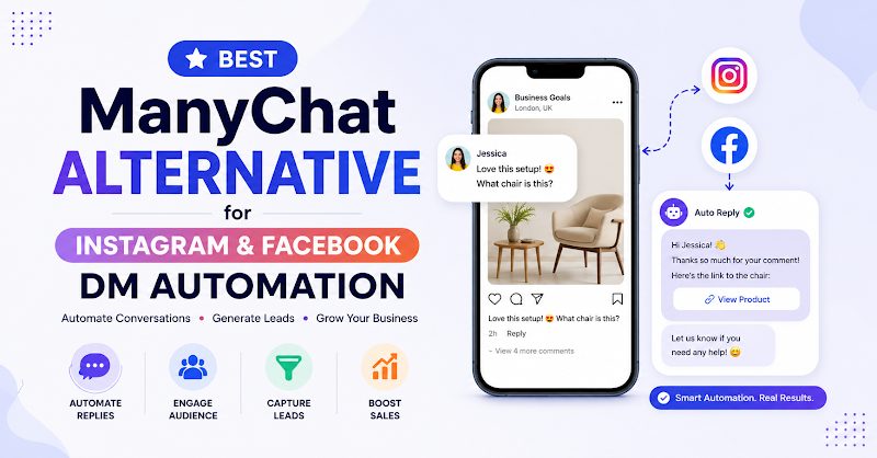 Best ManyChat Alternative for Instagram and Facebook DM Automation (2026)