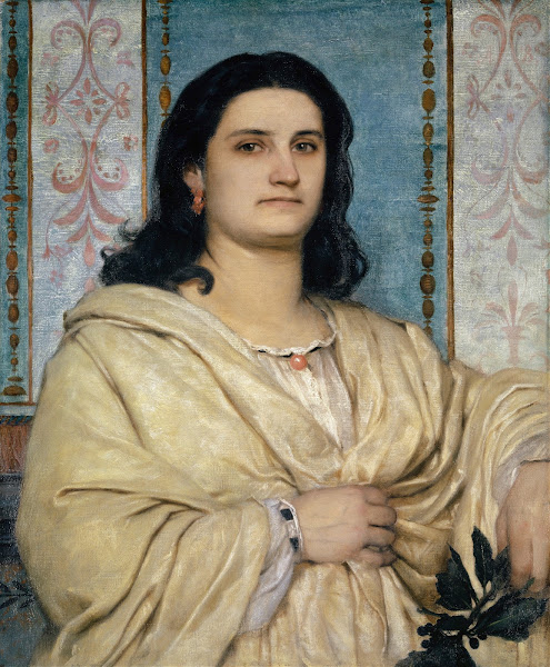 Portrait Of Angela Böcklin As A Muse 1863