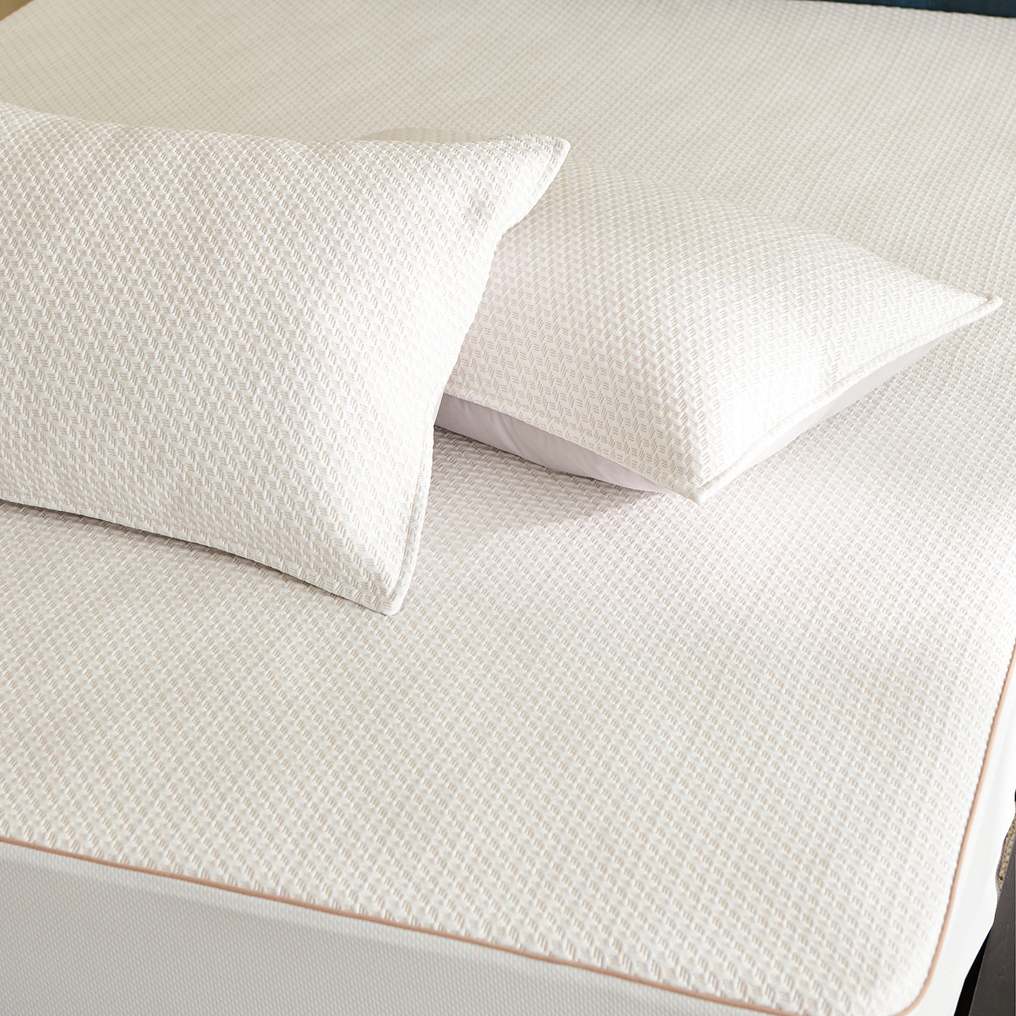 Cooling mat made of ice mat and rattan, 150×200 or 180×200 cm