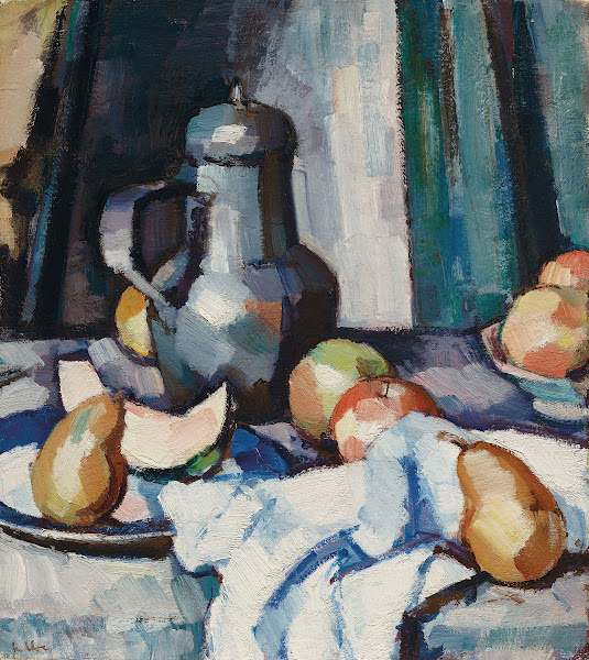 Apples and Pewter Pot 1920s