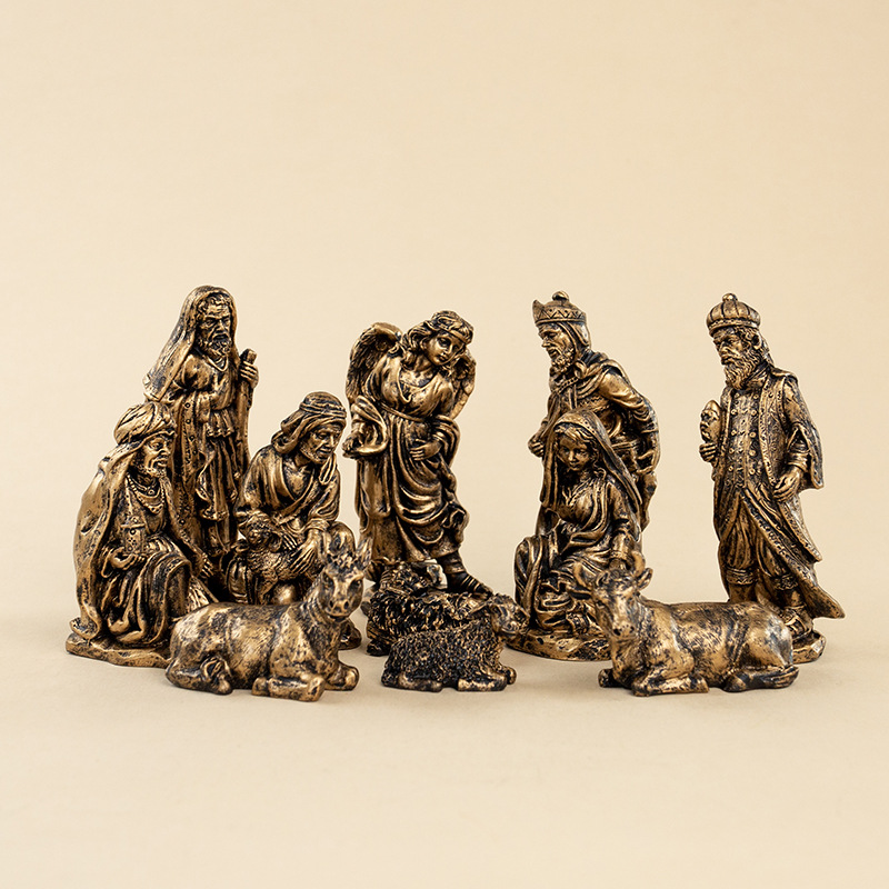 Christmas Nativity Figure Set, 11 pieces