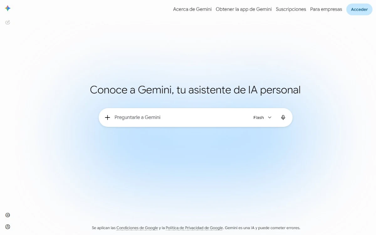 Captura de Gemini & Gemini Advanced