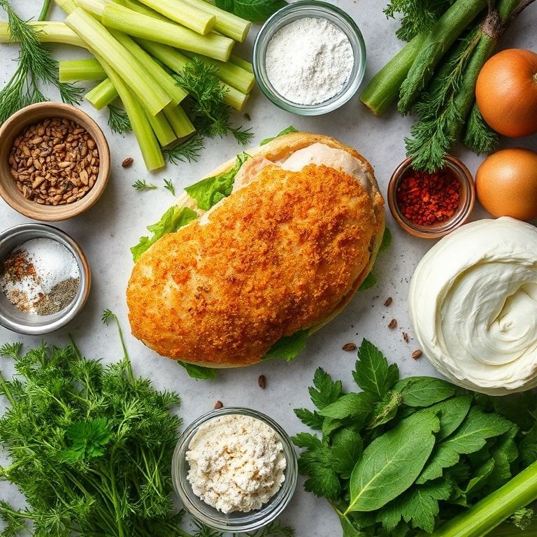 Ingredients for Crispy Dill Chicken Sandwich Flavor-Packed Bite – Easy & Homemade