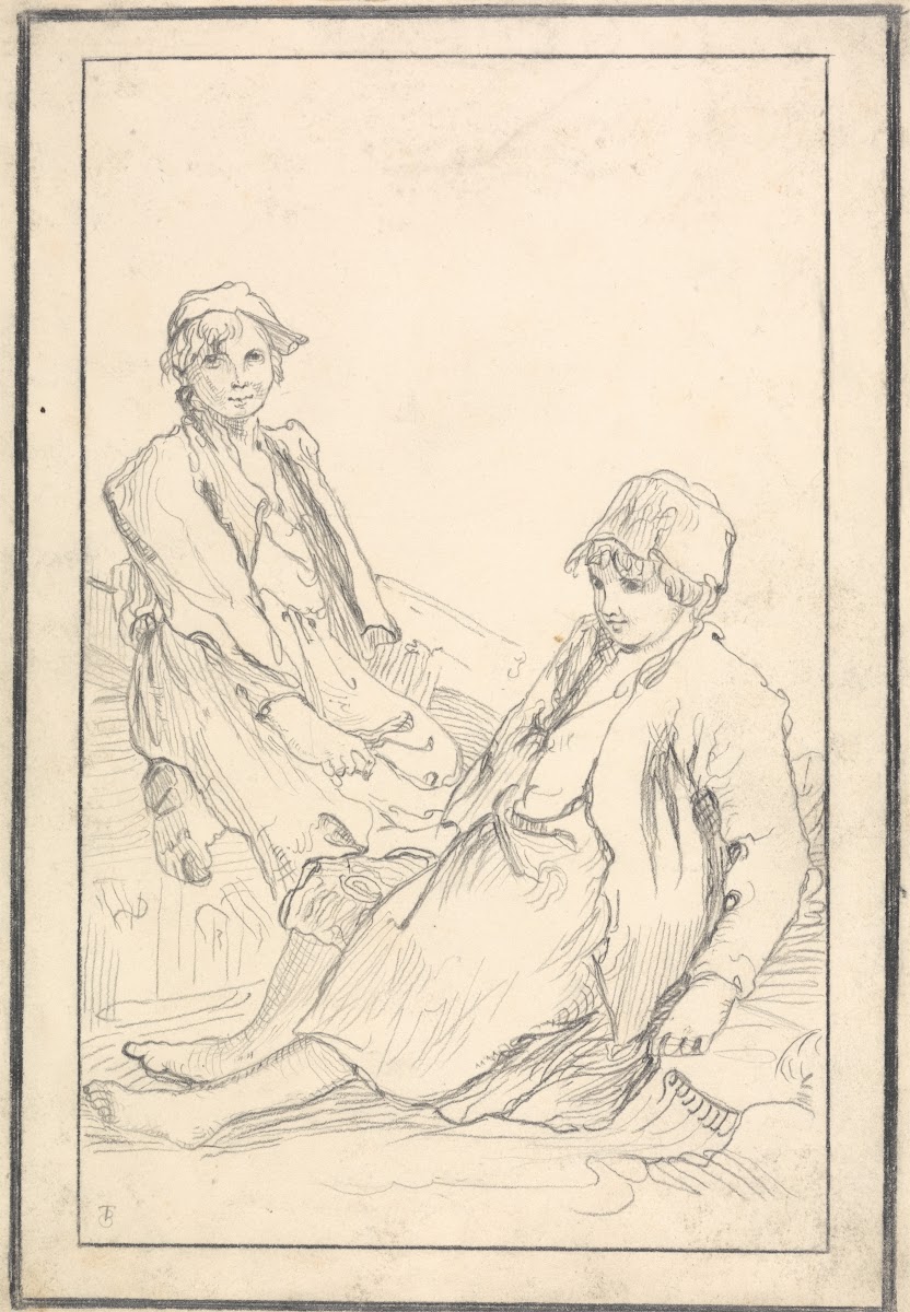 Two Boys Seated