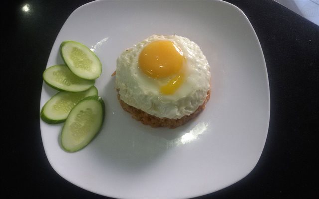 Cơm Chiên Kim Chi Trứng Gà Ốp La