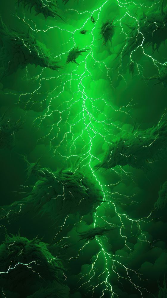 Green Thunderstorm Picture