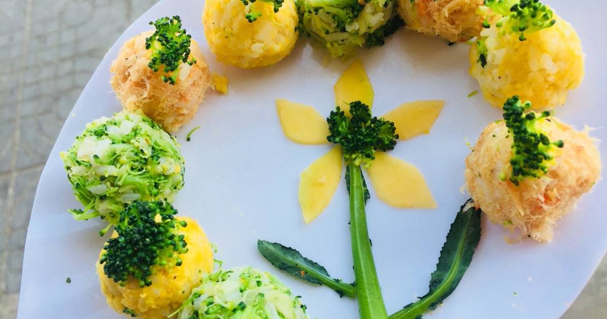 Cơm nắm bông cải xanh 🥦🥦