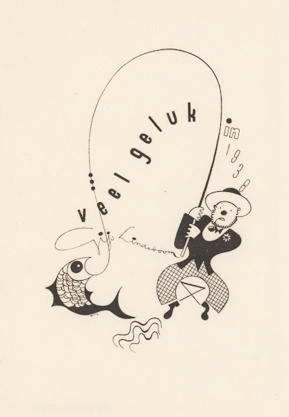 Nieuwjaarswens Voor 1938 Van Gijs Lindeboom 1937