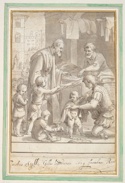 Saint Philip buying clothes forchildren 1629