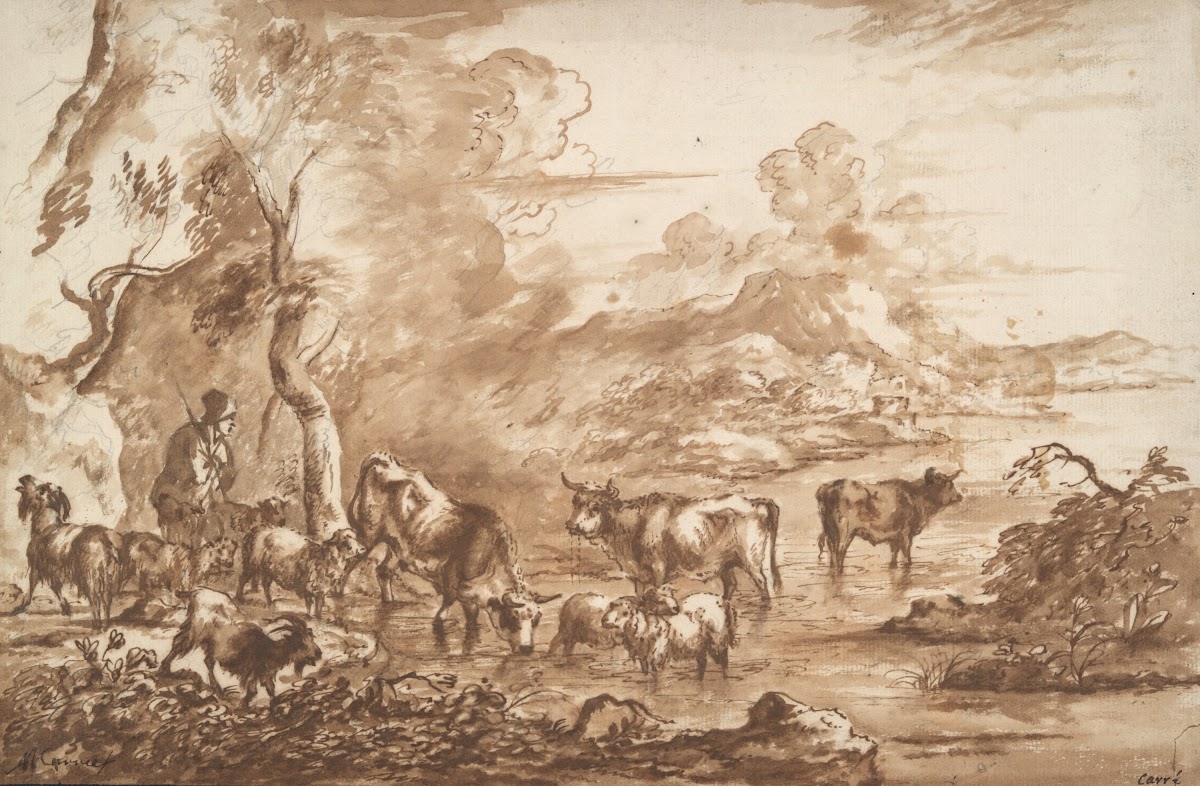 Cattle in a watering place late 17thearly 18thcentury