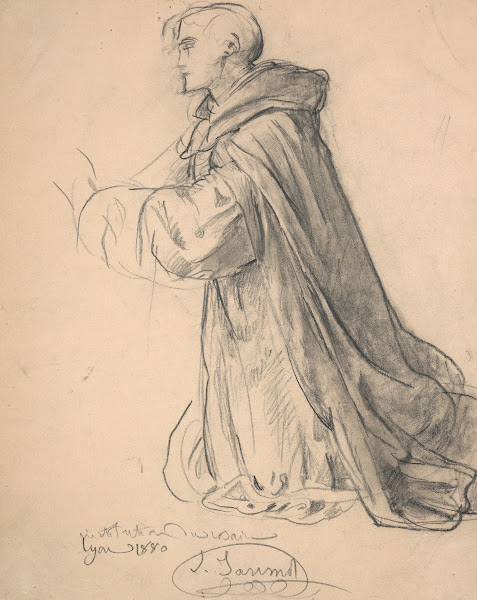 Study of Saint Dominic for Le Rosaire 1880