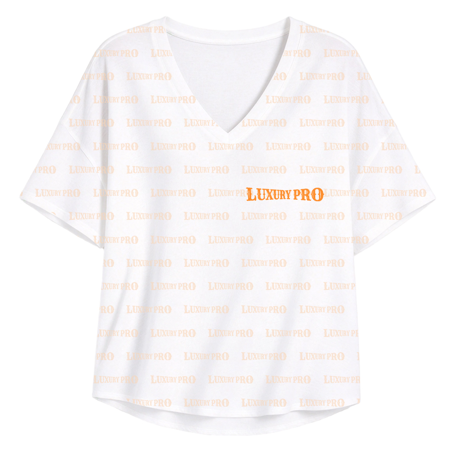 AOP MDB Deep V Short Sleeve T-Shirt