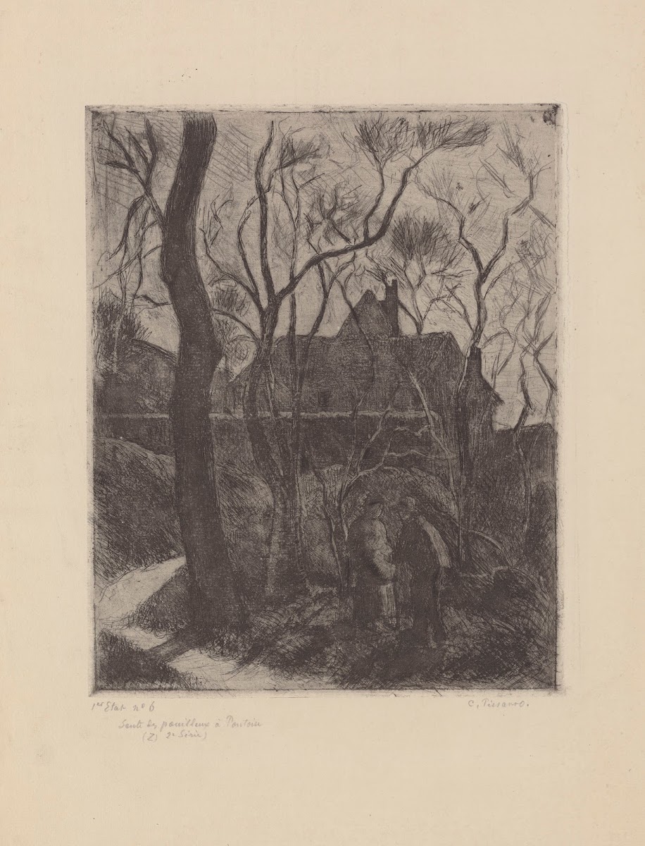 La sente des pouilleux à Pontoise 1880