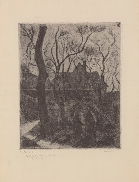 La sente des pouilleux à Pontoise 1880