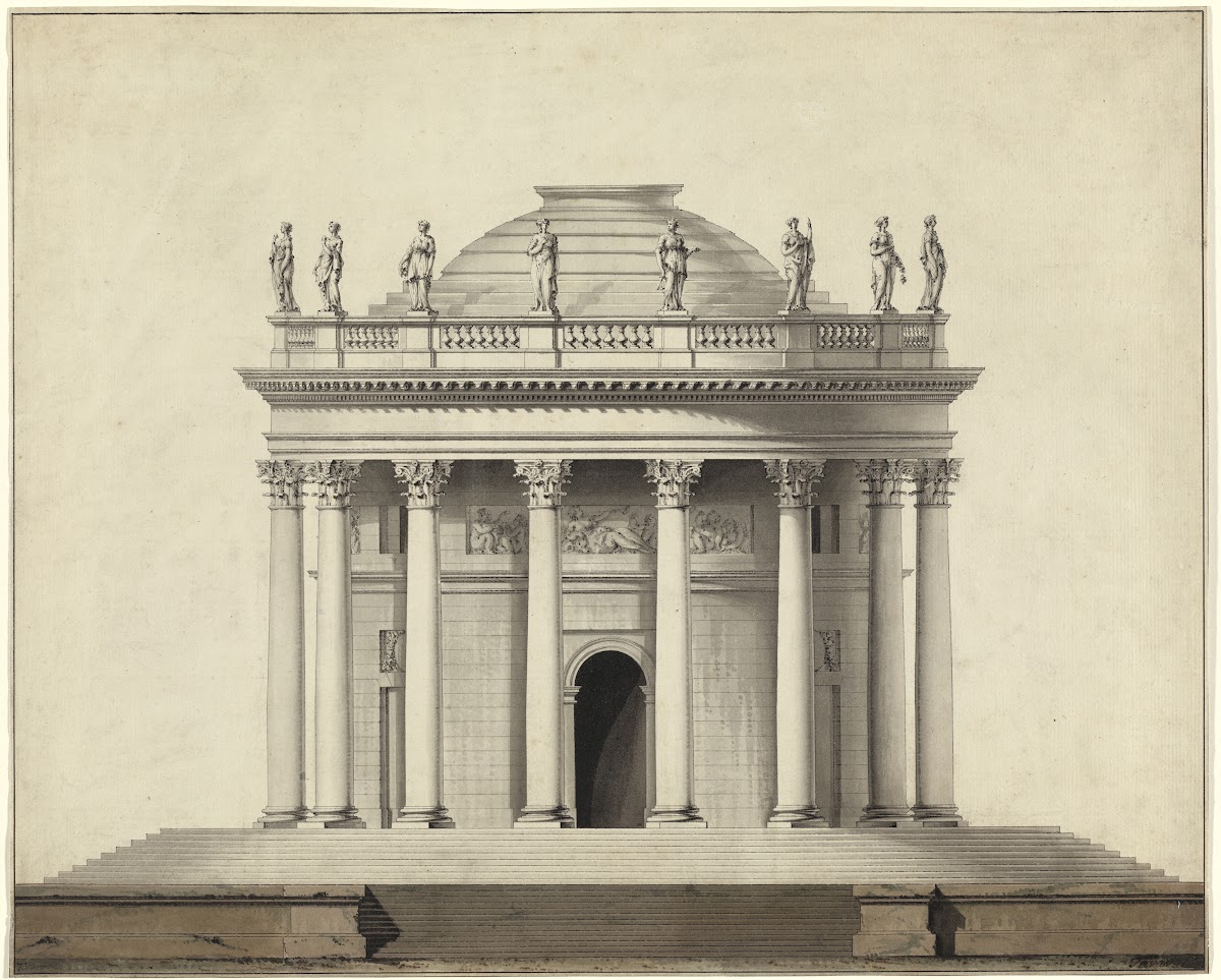 A Classical Temple c 1780