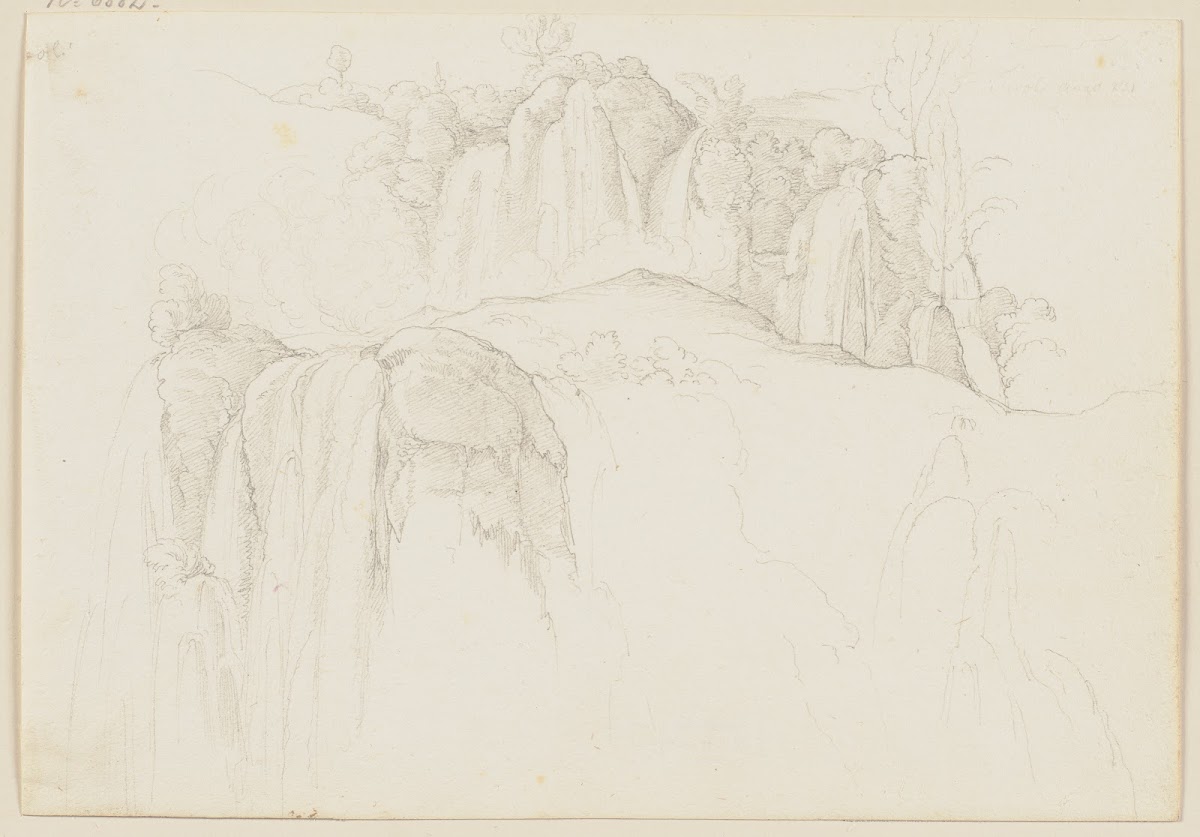 Aus dem Sabiner Gebirge Wasserfälle bei Tivoli