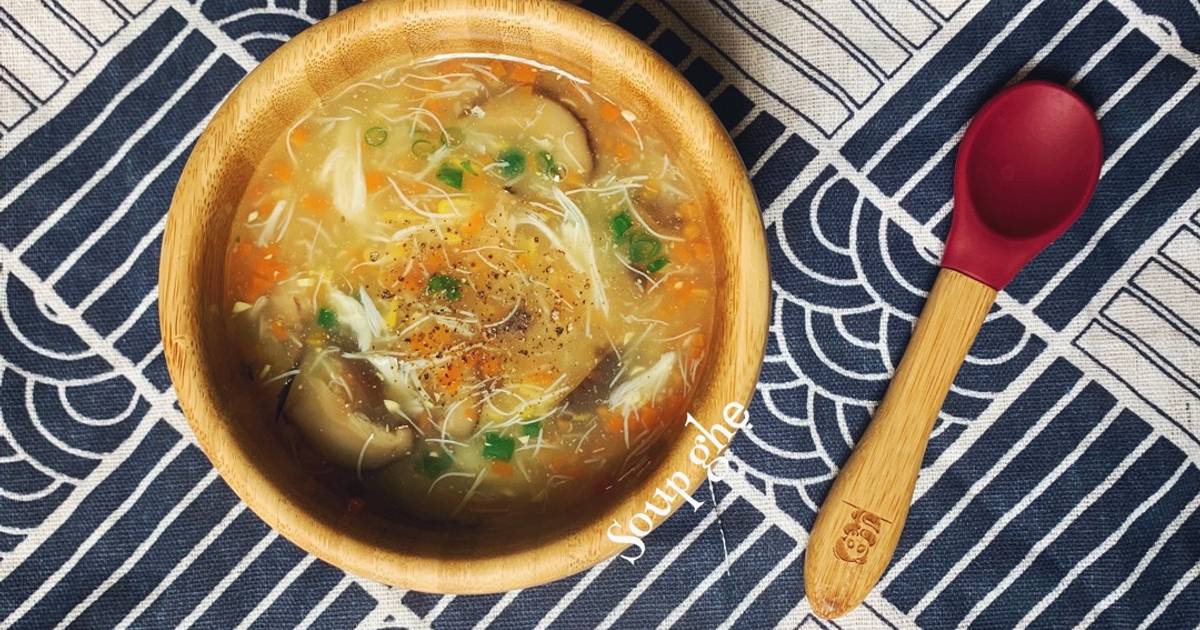 Soup ghẹ cho bé ăn dặm