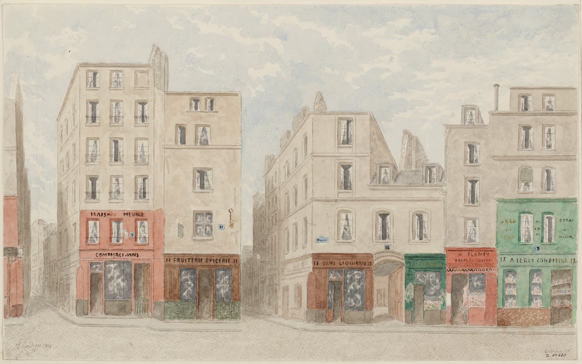 Rue Beaubourg nº9 à 13 4ème arrondissement