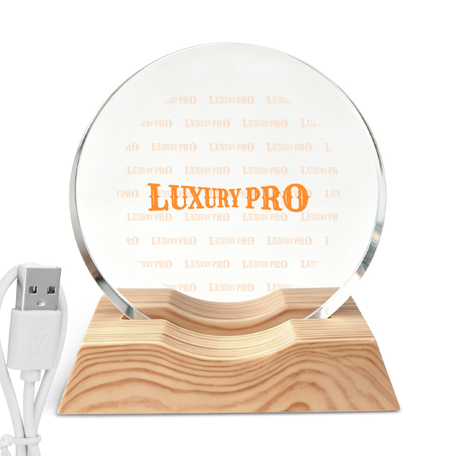 Round pancake luminous night light
