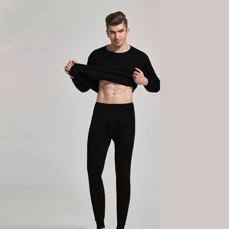 Padded thermal underwear set for men