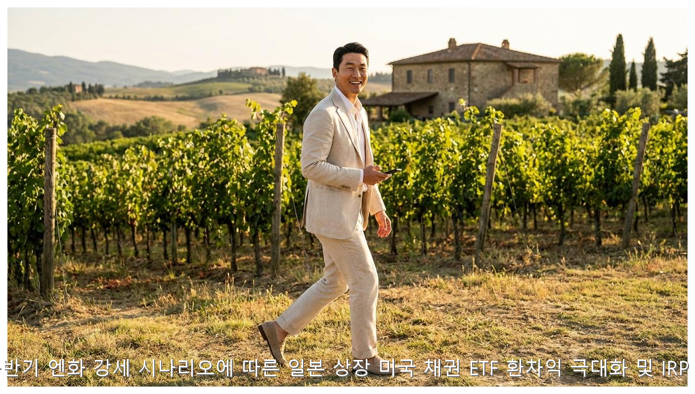 2026년 하반기 엔화 강세 시나리오에 따른 일본 상장 미국 채권 ETF 환차익 극대화 및 IRP 운용 전략 핵심 안내 및 분석 인포그래픽 (5)