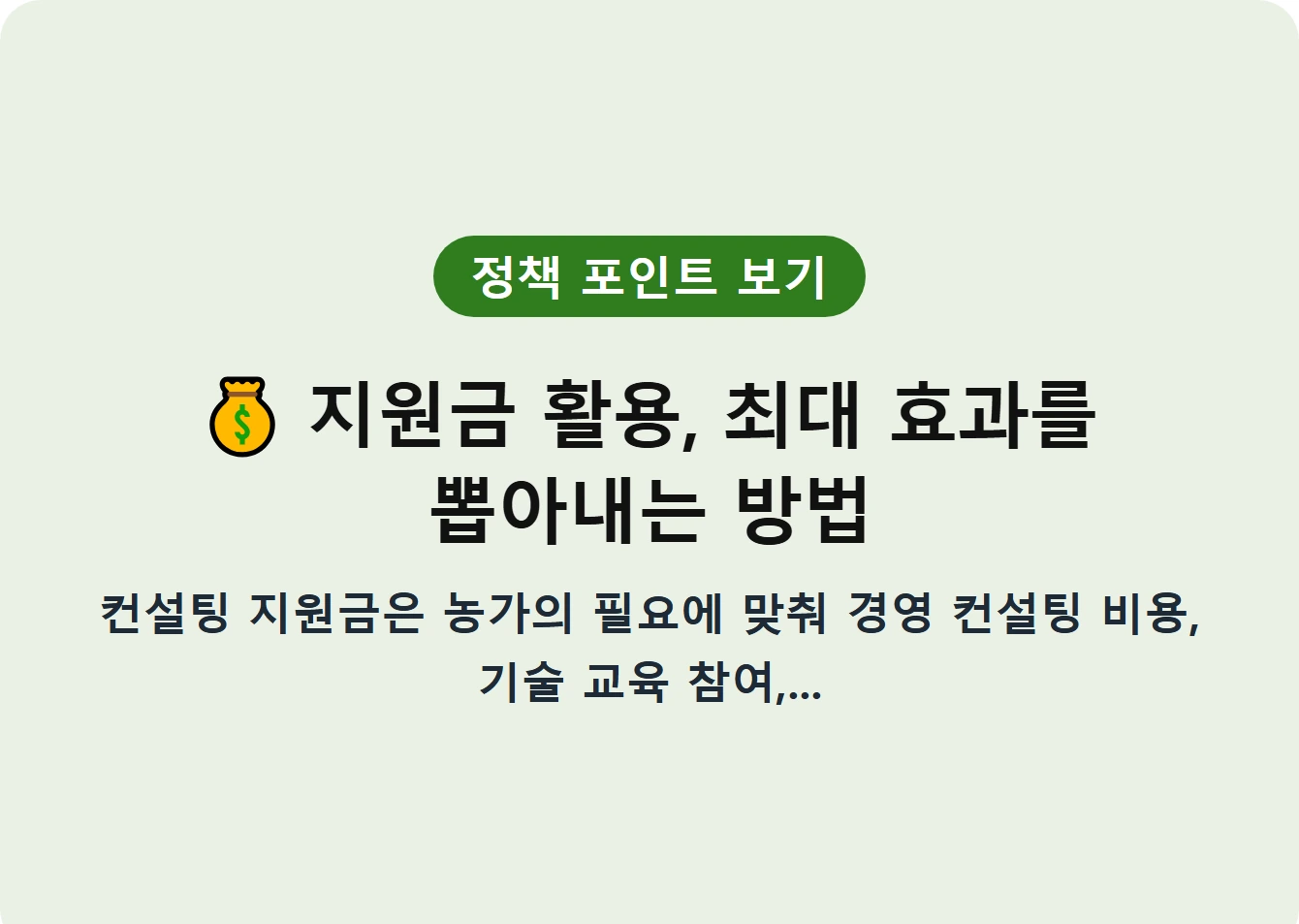 지원금 활용, 최대 효과를 뽑아내는 방법