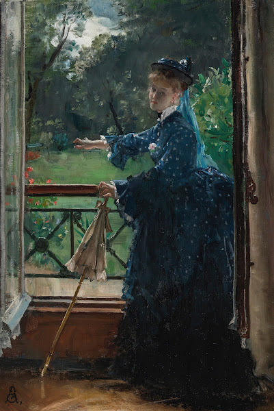 Femme au balcon