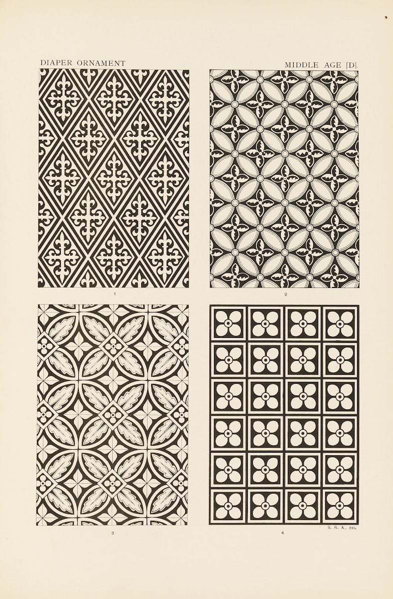 Outlines of ornament in the leading styles Pl36 1881