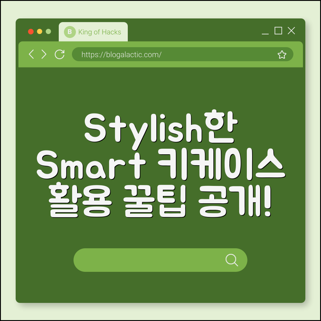 누구나 쉽고 stylish한 스마트 키케이스 활용법