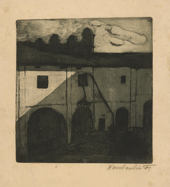 Nádvorie kaštieľa v Strážkach 19001918