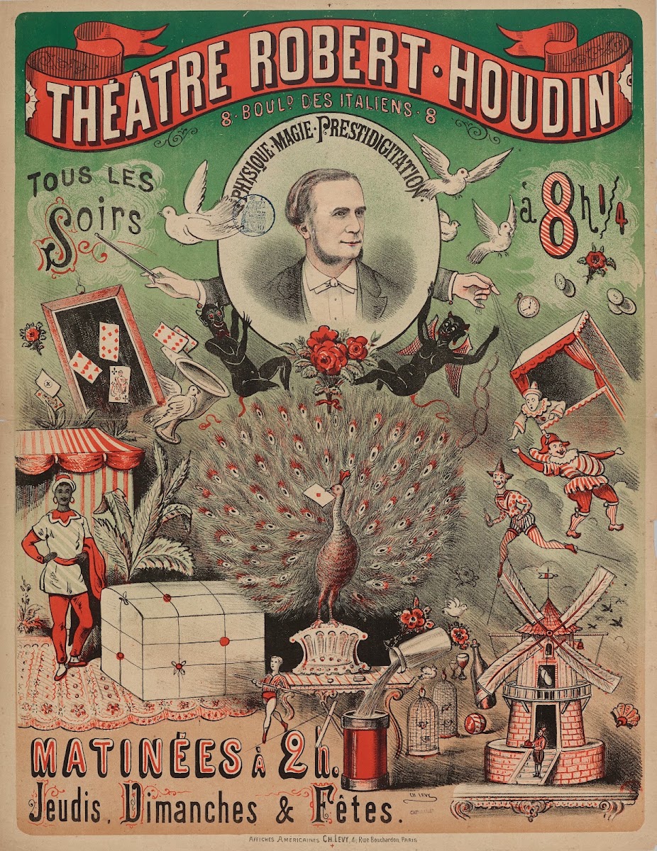 Theâtre RobertHoudin 8 Bould Des Italiens 8 Tous Les Soirs Physique Magie 1880 1