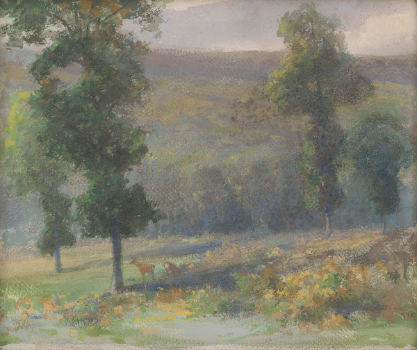 A grove with deer 1905