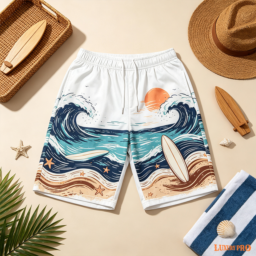 AOP Generic Board Shorts - 180G Bird's Eye Mesh