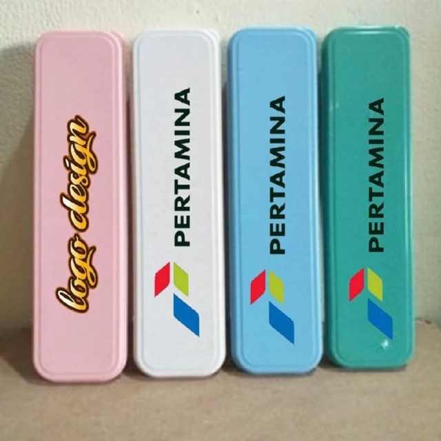 sendok garpu sumpit set stainless portabel+sablon costum 1 warna — foto 3