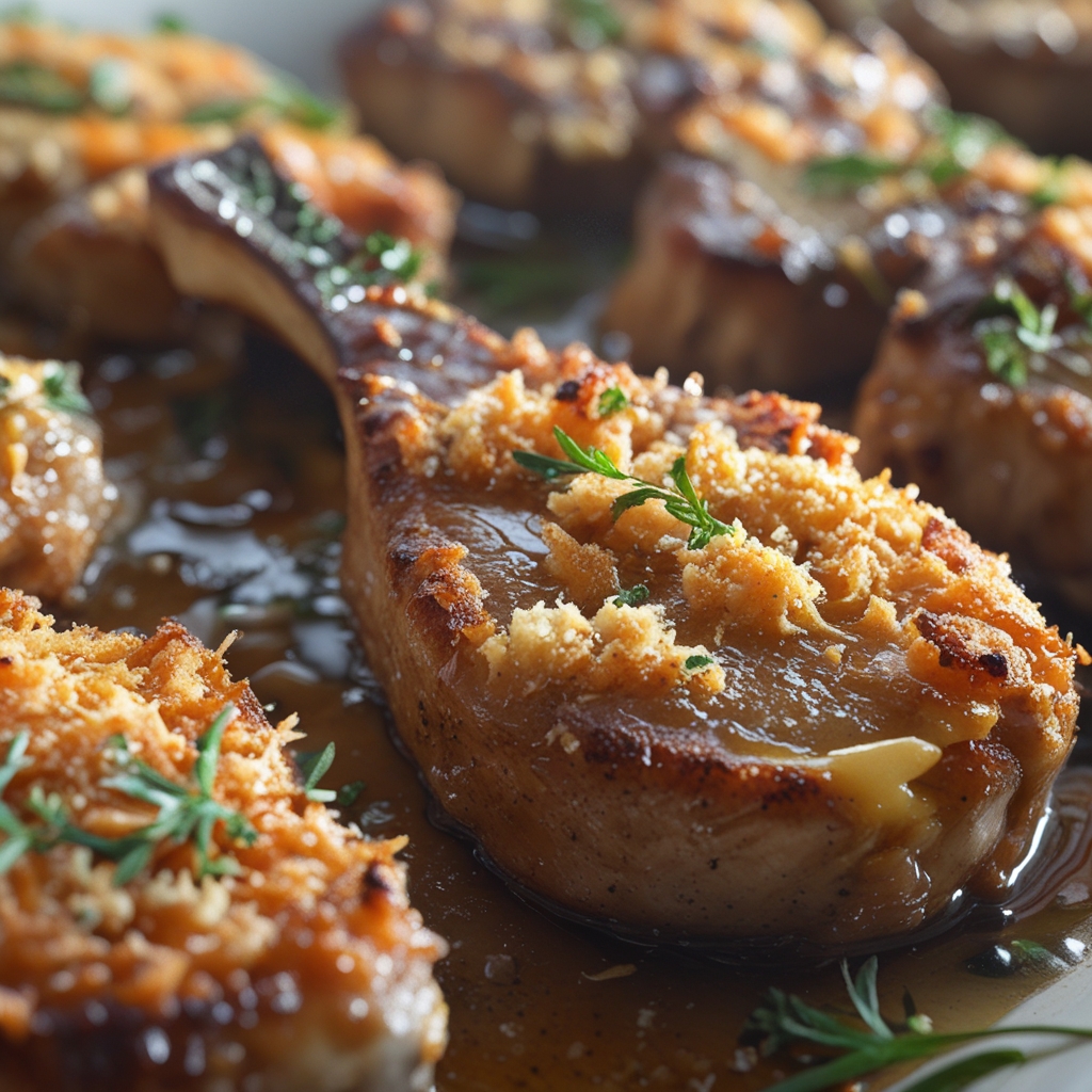 Crispy Parmesan Crusted Pork Chops - Easy Weeknight Dinner Recipe