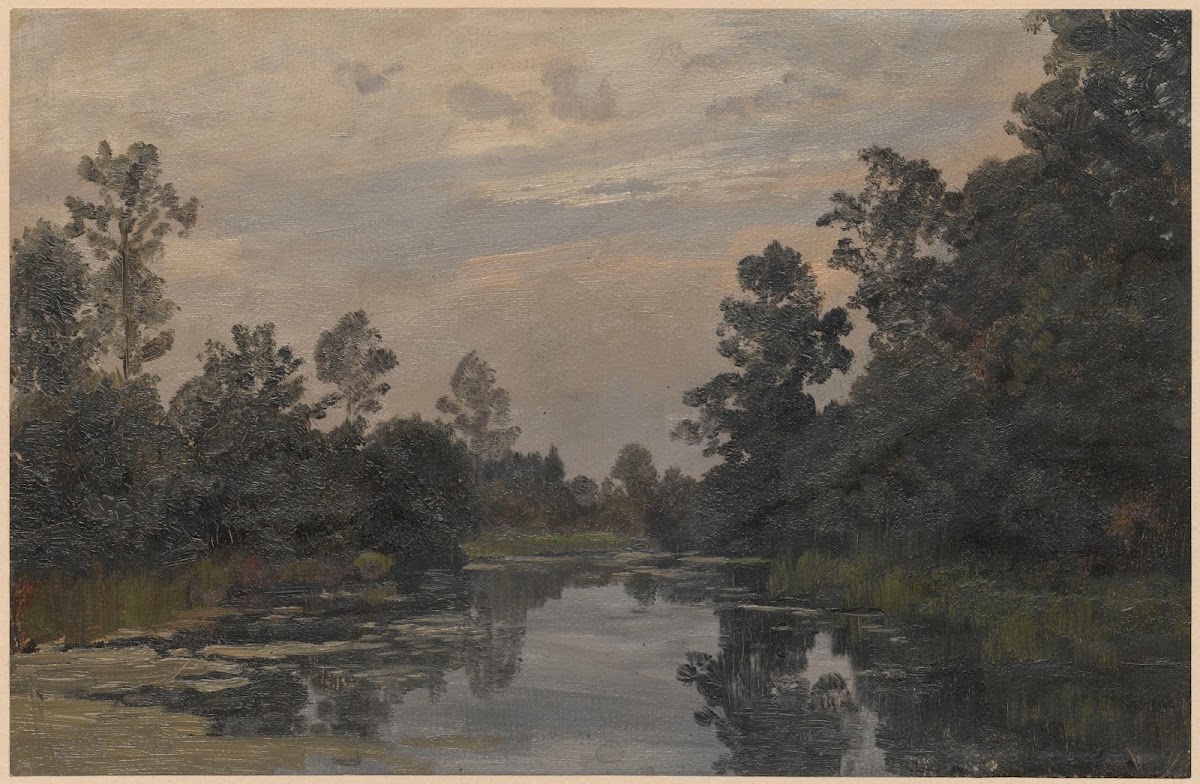 Wooded banks of the River Barycz 1850 1881