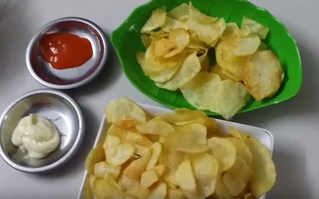 Làm Snack Khoai Tây Ngay Tại Nhà